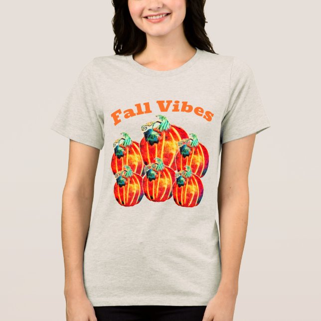 Camiseta Fall Vibes Tri-Blend Shirt (Frente)