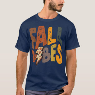 Camiseta Fall Vibes Vintage Fall Hello Fall Autumn Mãe
