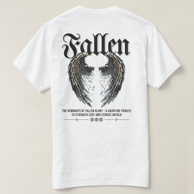 Camiseta Fallen (Verso do Design)