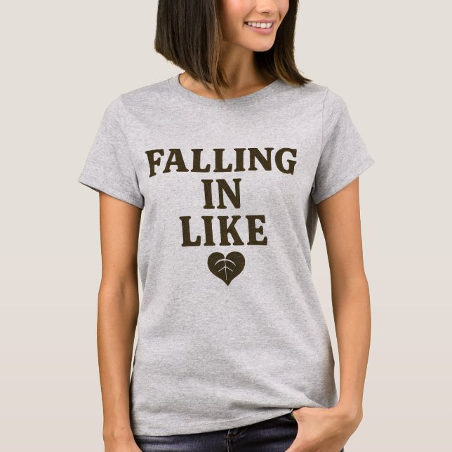 Camiseta Falling In Like | Camiseta Retro de Outon (Frente)
