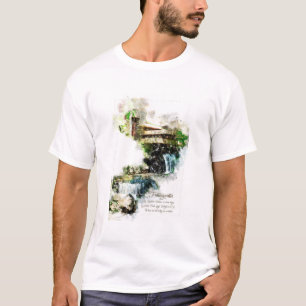 Camiseta Fallingwater_High Watercolor
