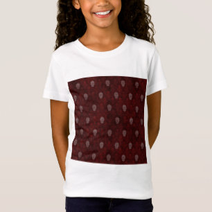 Camiseta Falln Victorian Skulls Red