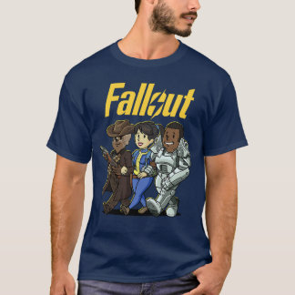 Camiseta Fallout Character Cartoon PortraitsV Show Premiumr