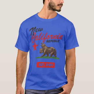 Camiseta Fallout Nova República Califórnia Bandeira Est 218