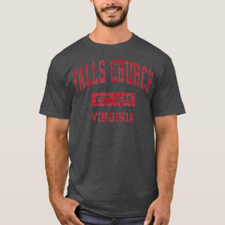 Camiseta Falls Church Virginia VA Vintage Sports Design