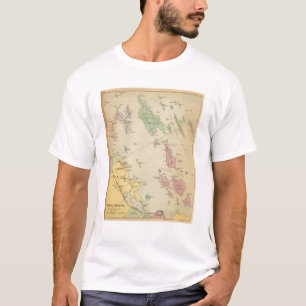 Camiseta Falmouth Foreside, ilhas adjacentes, baía de Casco
