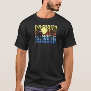 Camiseta Falmouth Massachusetts Beach Mães Beach Bum Cape C