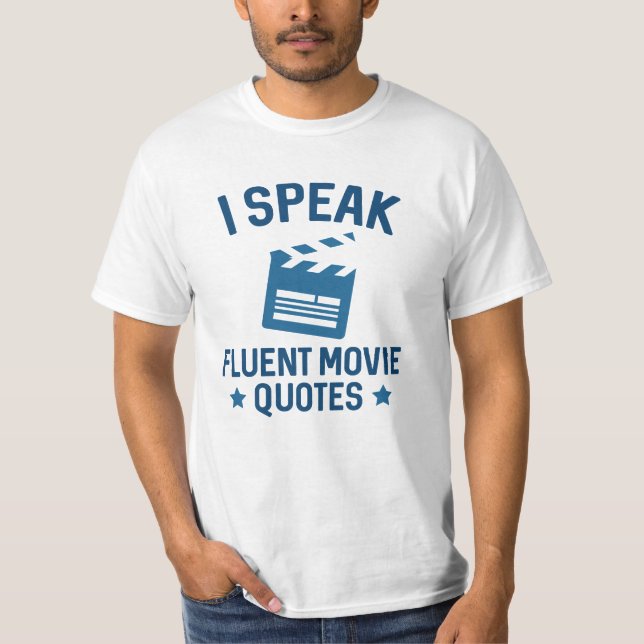 Camiseta Falo Citações Fluentes De Filmes (Frente)