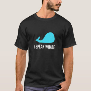 Camiseta Falo com o especialista em baleia