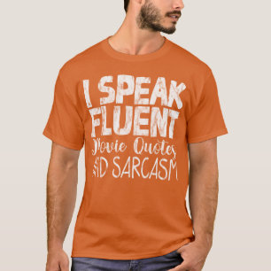Camiseta Falo De Citações De Filme Fluentes E Amigos De Sar