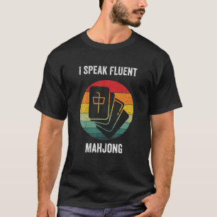 Camiseta Falo Fluent Mahjong   Vintage Chinese Mah Jong