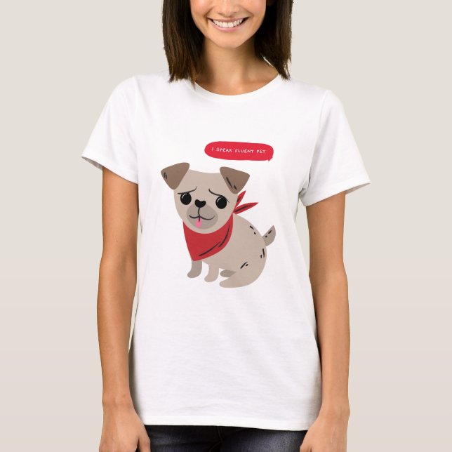 Camiseta Falo Fluent Pet Care Care (Frente)