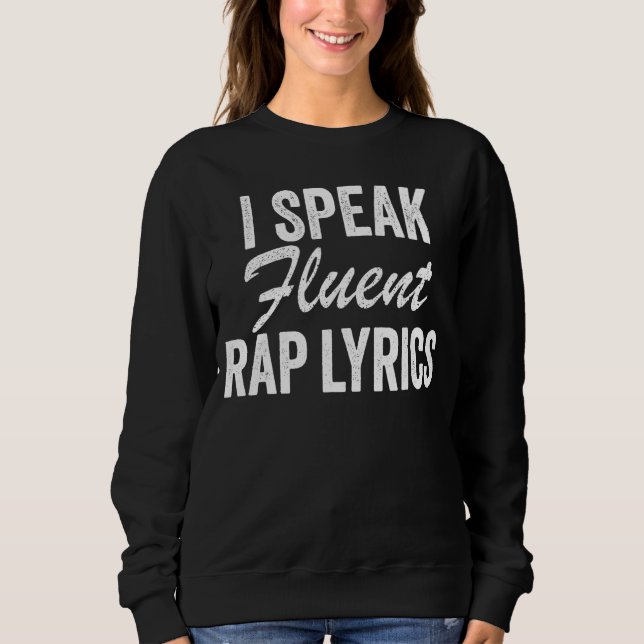 Camiseta Falo Fluent Rap Lyrics Cantando Rapper Music Vin (Frente)