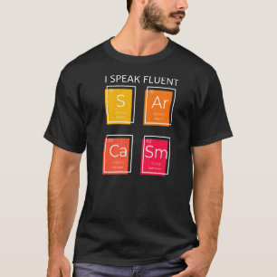 Camiseta Falo Fluent Sarcasm Humor Irony Dizendo