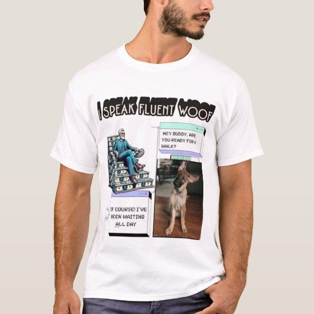 Camiseta Falo Fluent Woof (Frente)