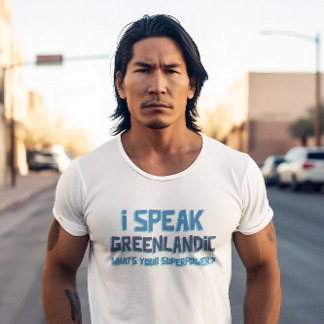 Camiseta Falo gronelandês, qual é o seu superpoder?