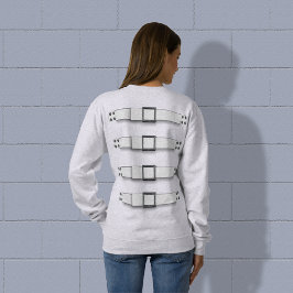 Camiseta Falso Colete de Esteira Insano Figurino de Hallowe