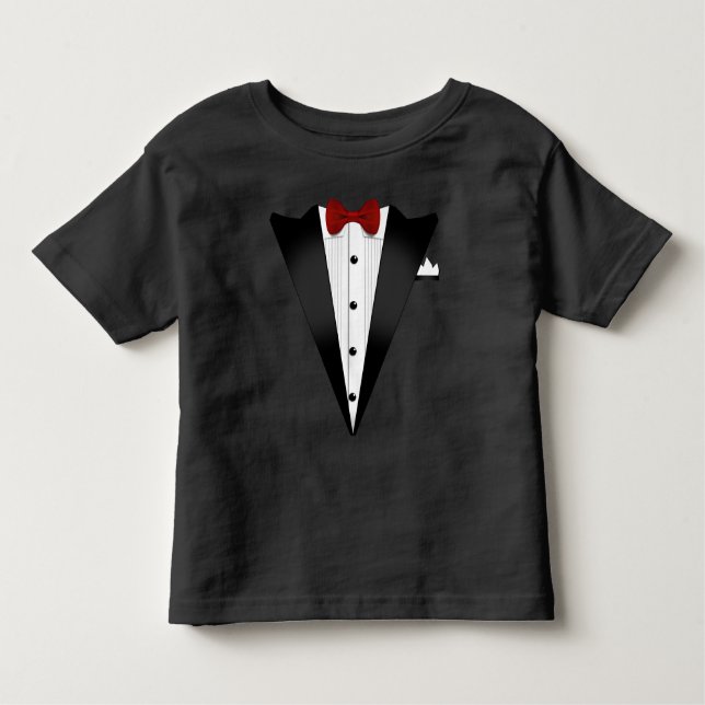 Camiseta Falso Costume de Tuxedo (Frente)