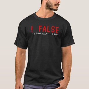 Camiseta Falso Divertido Programação Codificação Para Progr