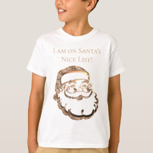 Camiseta Falso elegante da lista agradável engraçada boni