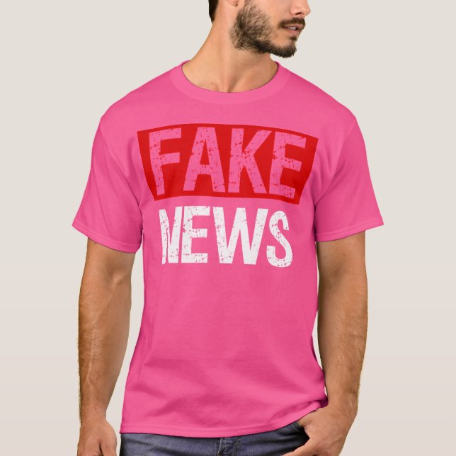 Camiseta Falso fantasia de notícias (Frente)