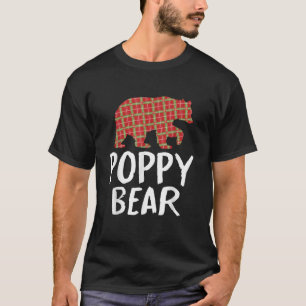Camiseta Falso Natal Urso Vermelho Buffalo Xadrez Xmas Fali