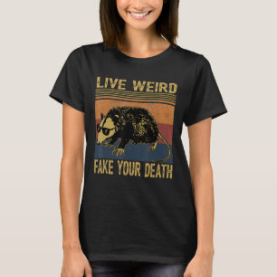 Camiseta Falso Vivo Sua Morte Oculta Gatos Feios