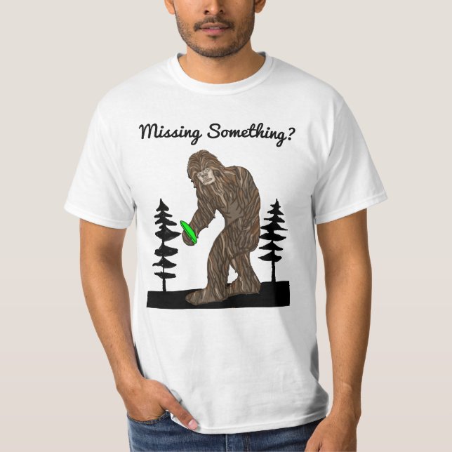 Camiseta Falta Algo? Golf de Disco Bigfoot   (Frente)