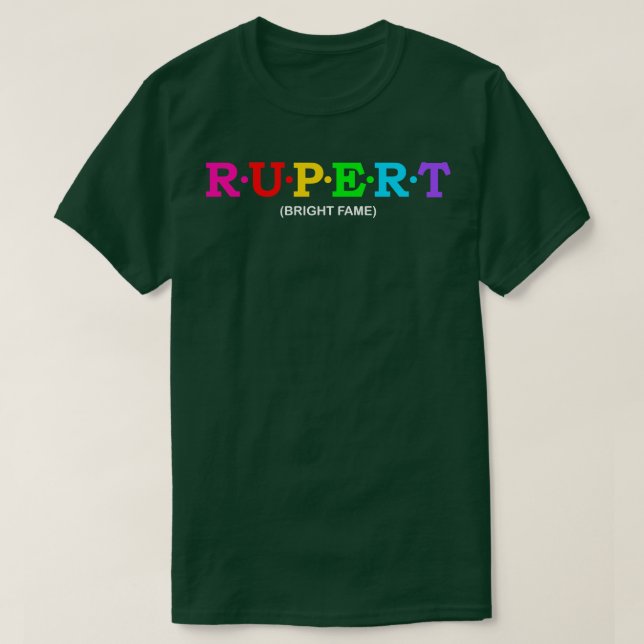 Camiseta Fama do Rupert Bright (Frente do Design)