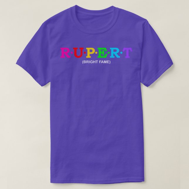 Camiseta Fama do Rupert Bright (Frente do Design)