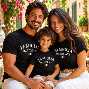 Camiseta Famiglia Família Italiana Personalizada Sindicato