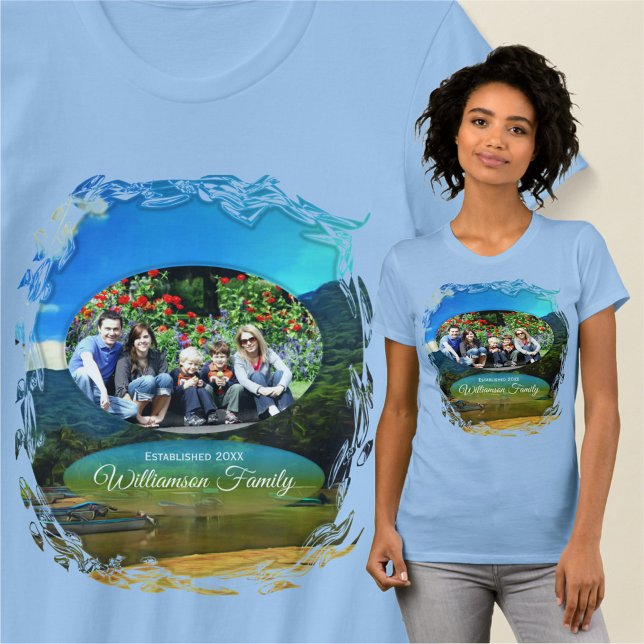 Camiseta Família 0344 do rio Mismaloya (Criador carregado)