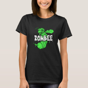Camiseta Família Abelha Zumbi Fantasia de Halloween Zumbi A