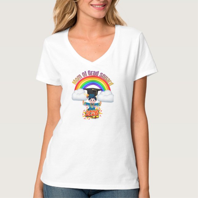 Camiseta Família Arco-íris Grad Squad 2026 (Frente)