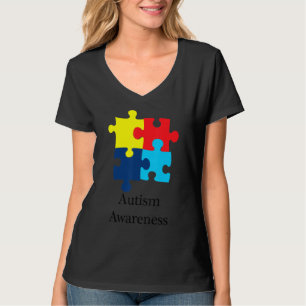 Camiseta Família Autism Quebra-cabeça Autism Day