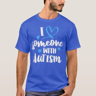 Camiseta Família Autismo Eu Amo Alguém Com Consciência Auti