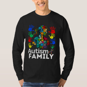 Camiseta Família Autismo Navegando Autismo Mãe Pai Família