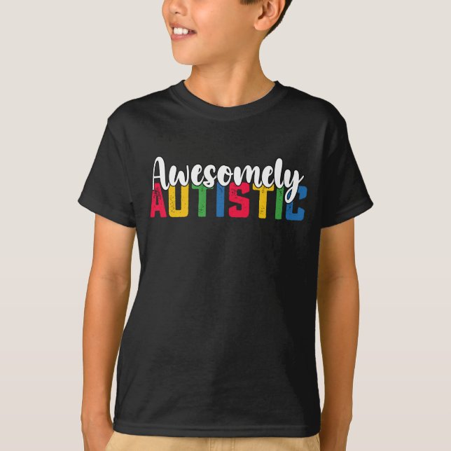 Camiseta Família Autista Autismo Biy Girl (Frente)