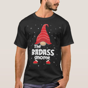 Camiseta Família Badass Gnomo Correspondendo à doação engra
