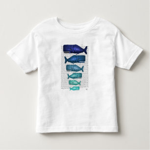Camiseta Família Baleia Azul