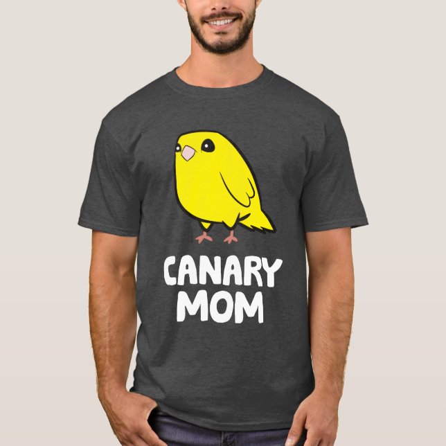 Camiseta Família Canary Bird Canary Mãe (Frente)