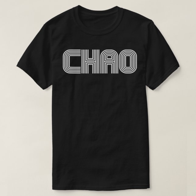 Camiseta Família Chao Name Retro 70s 80s Dobra da floresta  (Frente do Design)