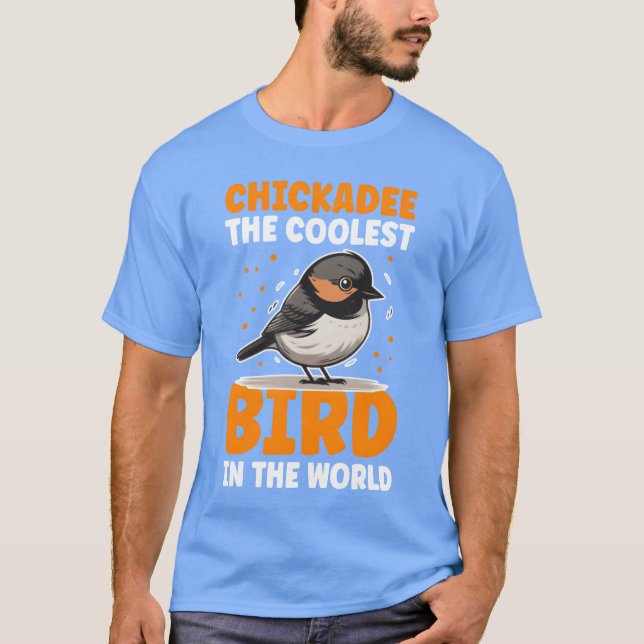 Camiseta Família Chickadeehe Bird Chickadees mais legal (Frente)