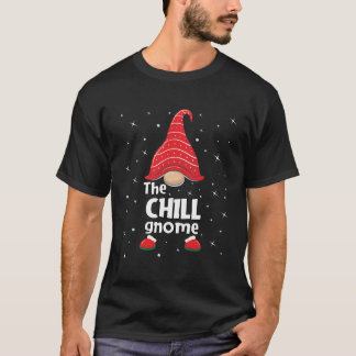 Camiseta Família Chill Gnomo Correspondente Natal Engraçado