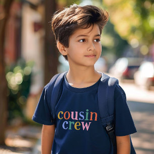 Camiseta Família Colorida de Tripulantes de Primo Correspon