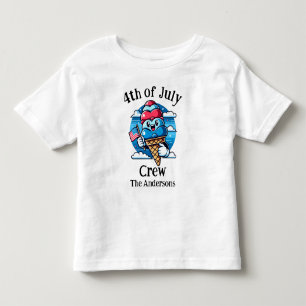 Camiseta Família Combinada de 4 de Julho com Estilo Persona