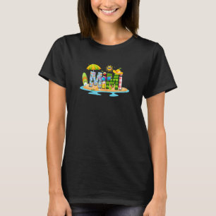 Camiseta Família Combinada de Férias de Verão na Praia para