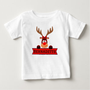 Camiseta Família Combinando Natal Búfalo Xadrez Rena