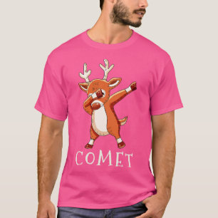 Camiseta Família COMET Santas Reindeers de Natal