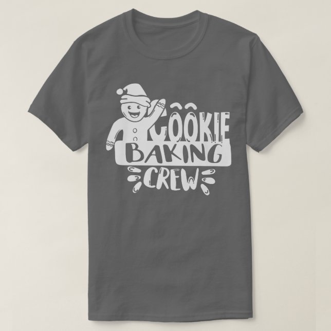 Camiseta Família Cookie Baking Crew (Frente do Design)